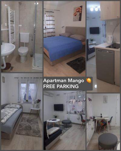 Ένα μπάνιο στο Apartman Mango Banja Luka center hospital Free parking