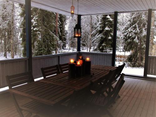 Το Scandinavian Dream Cottages Vikajarvi- Rovaniemi τον χειμώνα