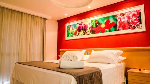 Katil atau katil-katil dalam bilik di Bebber Hotel