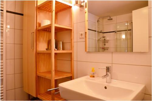 Vannituba majutusasutuses Apartments Boardinghaus Norderney