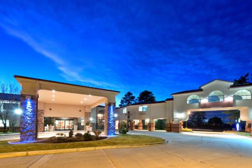 a rendering of a hospital building at night at Holiday Inn Express Show Low by IHG in Show Low