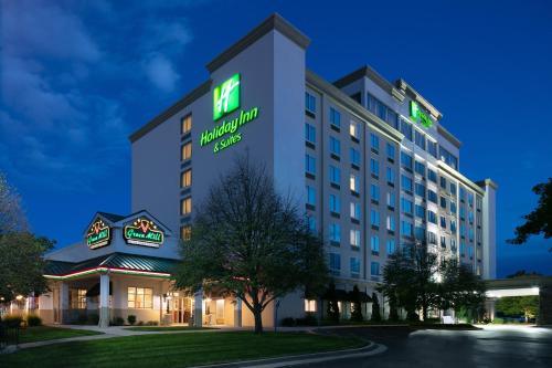 a rendering of the mgm hotel at night at Holiday Inn Hotel & Suites Overland Park-West by IHG in Overland Park