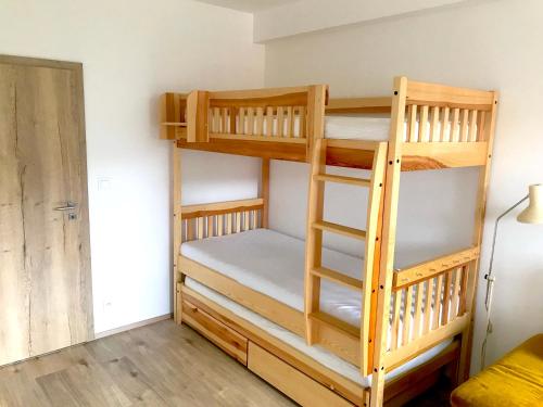 Postel nebo postele na pokoji v ubytování Luxury Keilberg Apartment