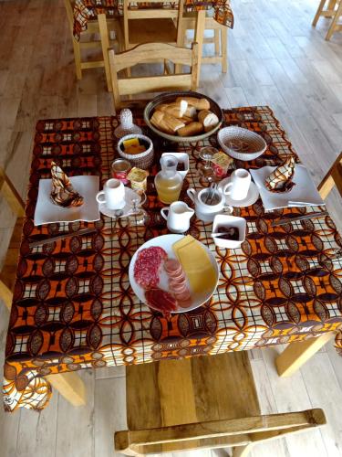 Comida en el bed and breakfast o alrededores