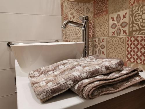Bilik mandi di B&B Ad Quintum Torino