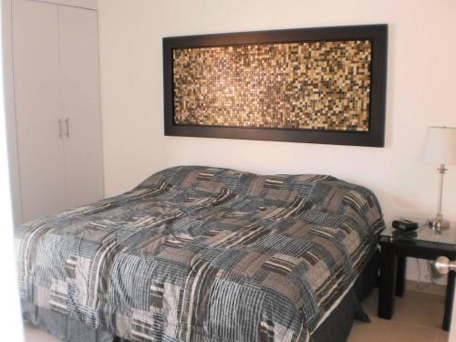 Postel nebo postele na pokoji v ubytování Suite Comfort Ideal Alberca Av Bernardo Quintana 24C