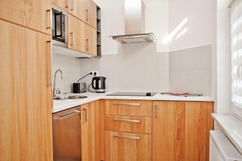 Kuchyňa alebo kuchynka v ubytovaní Apartament Alexandra