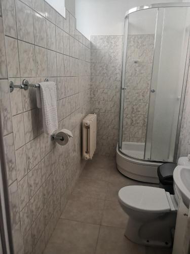 Ванная комната в Hotelik Elka-Sen