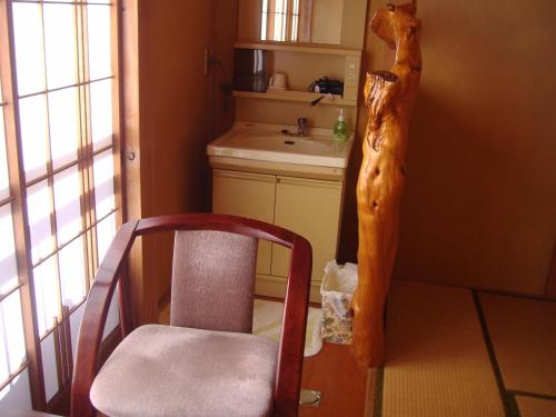Η κουζίνα ή μικρή κουζίνα στο Ishibu-so