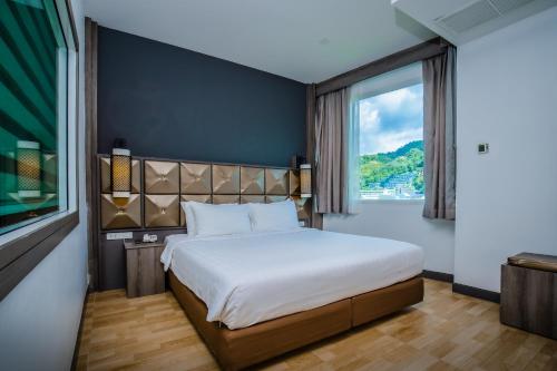 Кровать или кровати в номере Add Plus Hotel & SPA