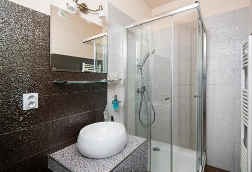 Kúpeľňa v ubytovaní Aqua & Wellness resort Alzbeta