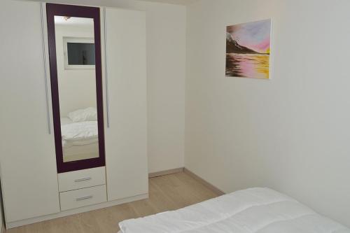 Ένα ή περισσότερα κρεβάτια σε δωμάτιο στο Apartment in Reutlingen / Sickenhausen