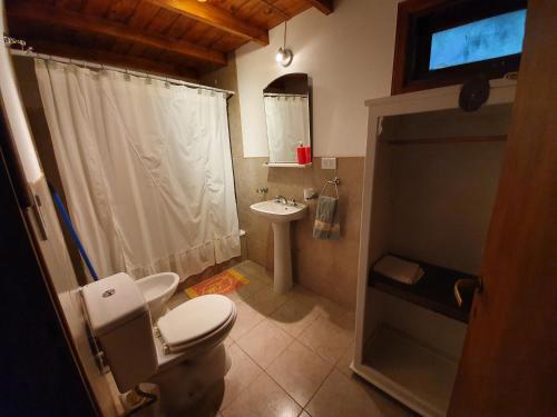 Um banheiro em Cabañas Normana Inn