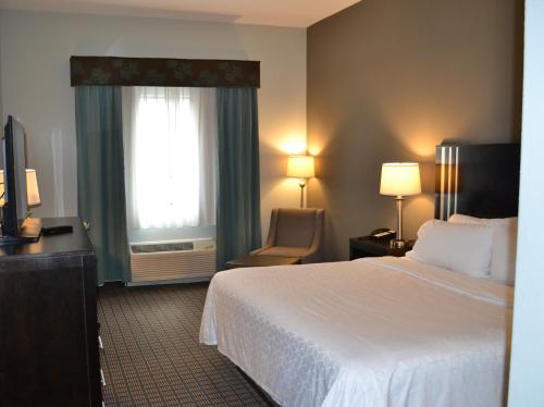 Voodi või voodid majutusasutuse Holiday Inn Express Selinsgrove, an IHG Hotel toas