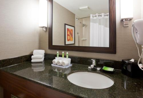 Ένα μπάνιο στο Holiday Inn Express & Suites Bloomington West, an IHG Hotel