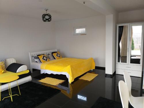 Ένα ή περισσότερα κρεβάτια σε δωμάτιο στο Apartment Melissa