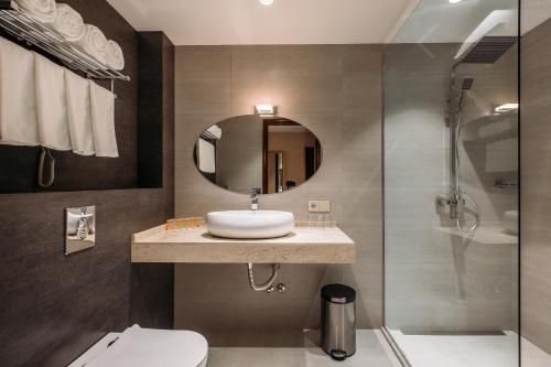 Koupelna v ubytování Horizont Hotel Tbilisi