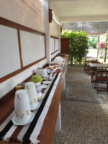 Restoran atau tempat lain untuk makan di Pousada Yuste Beach Farm