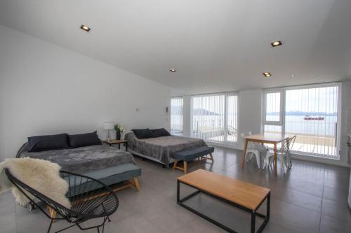 Setusvæði á De la Costa Apartamentos