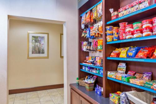 a food pantry with lots of food on the shelves at Staybridge Suites Missoula by IHG in Missoula
