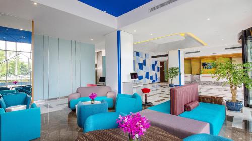 Posezení v ubytování Holiday Inn Express Mianyang High-Tech Zone by IHG