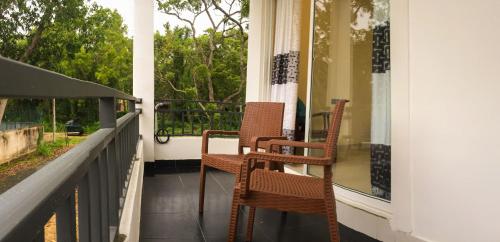 Balkón nebo terasa v ubytování Hotel Sapid Luck Yala Safari