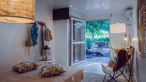 Ruang duduk di Villa d’ô