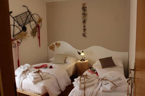 Postel nebo postele na pokoji v ubytování B&B Stella Al Pina