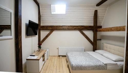 Łóżko lub łóżka w pokoju w obiekcie HOTEL N°10