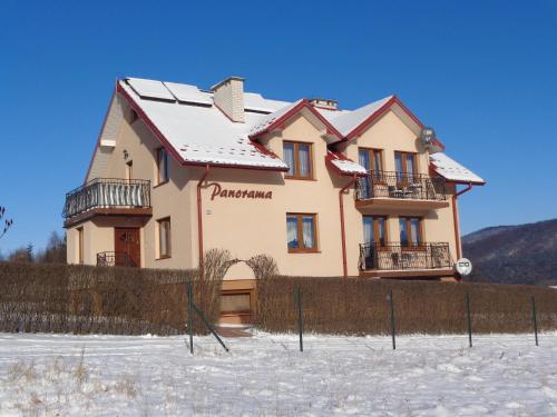 Pokoje Panorama v zimě
