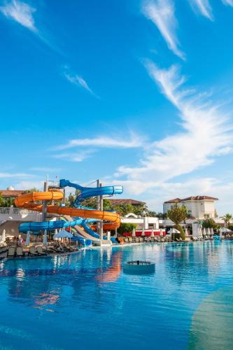 a large water park with a water slide at Alba Queen Hotel - Ultra All Inclusive in Side