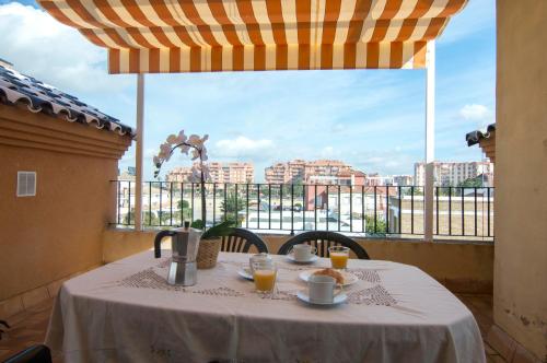Balkón alebo terasa v ubytovaní Mirador de Doñana Nº8, Apartamentos Living Sur