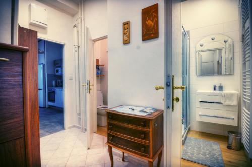 Kúpeľňa v ubytovaní Apartment Anna Vysehrad