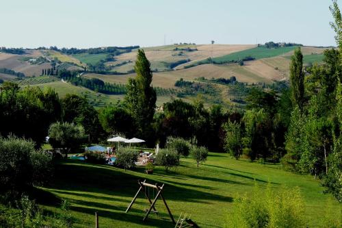Un paisaje natural cerca de la estancia rural