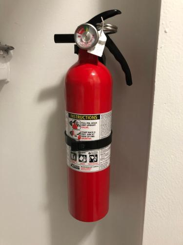 a red fire hydrant hanging on a wall at Albatross Condo in PGA Village, 2 bedroom 1 bath, A Side in Carlton