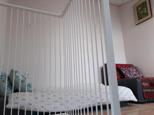 Postel nebo postele na pokoji v ubytování Inside Busan Hostel