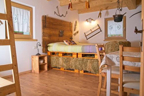 Posezení v ubytování B&B Ai Marchetini