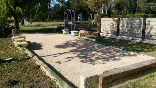 a park with a playground with at Masribou2 in Barbentane