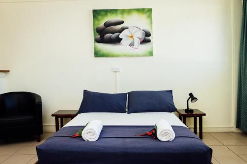 Posezení v ubytování Kaiviti Motel