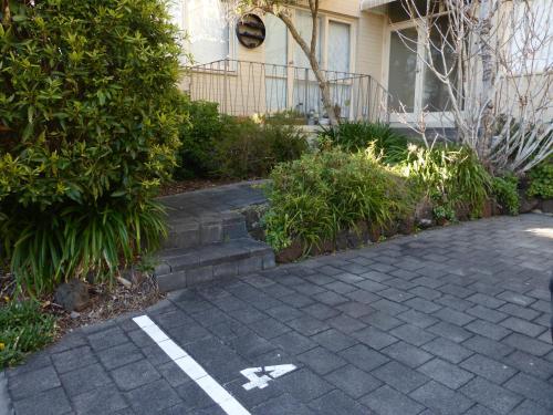 a brick driveway in front of a house at Glen Iris, Quiet Boutique 2 bedroom Netflix, WIFI, Parking, Free Wine in Melbourne