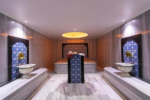 Koupelna v ubytování World Point Hotel Besyol