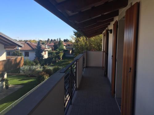 Ein Balkon oder eine Terrasse in der Unterkunft Tricesimo Apartment