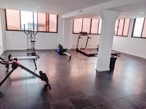 Gimnasio o instalaciones de fitness de Flat Pasárgada III (apt 116)