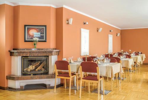 Χώρος καθιστικού στο Hotel Tunali
