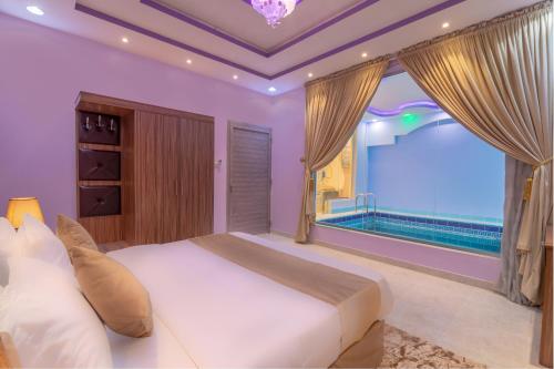 Cama o camas de una habitación en BayatAbha