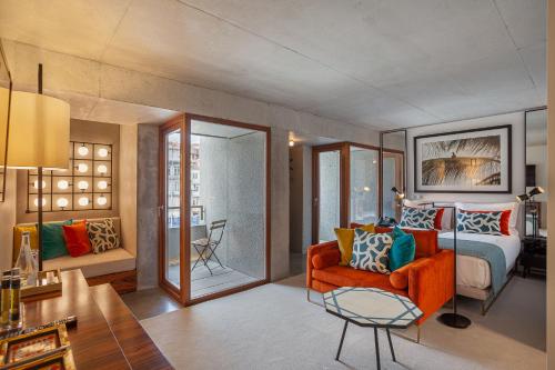 Posezení v ubytování S.Bento Residences