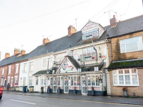 The building where the hotel is located 