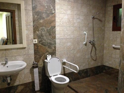 ห้องน้ำของ Hostal el Hayedo
