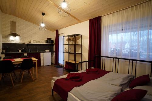 Postel nebo postele na pokoji v ubytování DobrýBydlo