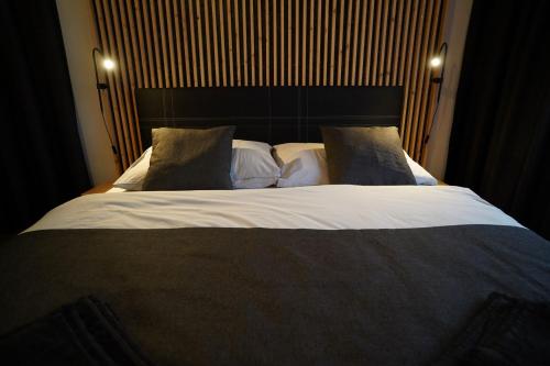 Кровать или кровати в номере DobrýBydlo